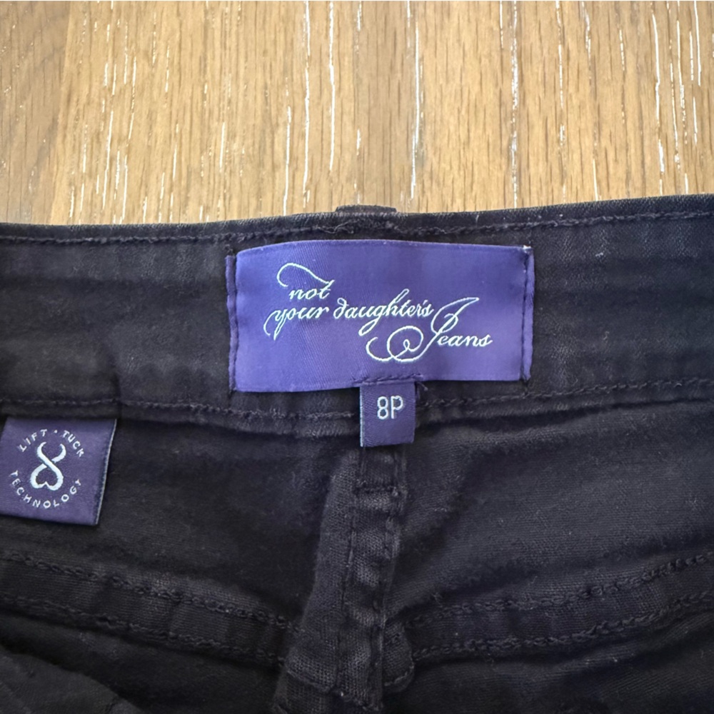 NYDJ Dark Gray Denim Jeans 8P - Picture 5 of 5
